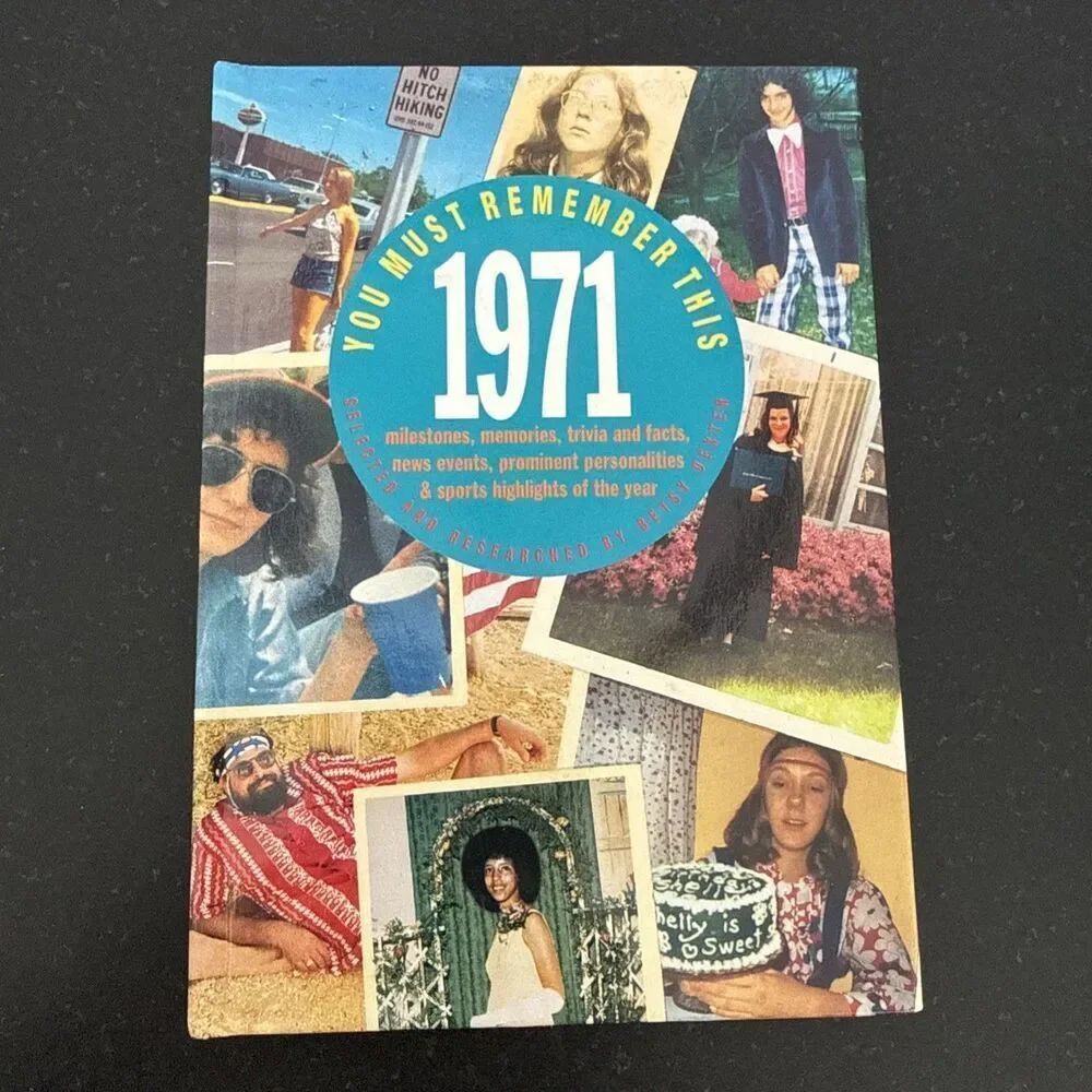 You Must Remember This: 1971 Birth Year Nostalgia Hardcover Book